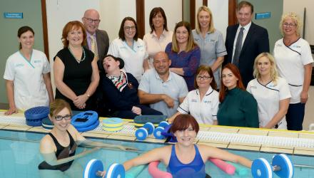 Re-opened hydrotherapy pool in Northern Ireland