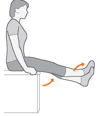 knee pain - leg cross