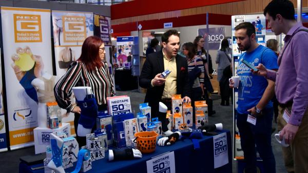 Exhibitor stands at the CSP Annual Conference