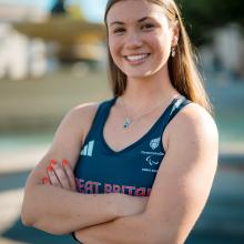 Paralympic Games rower Frankie Allen. Credit: Benedict Tufnell for British Rowing