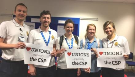 Portsmouth members show Heart for their union