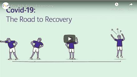 Covid-19: Road to recovery animation screen grab 1