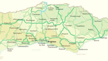 Sussex map