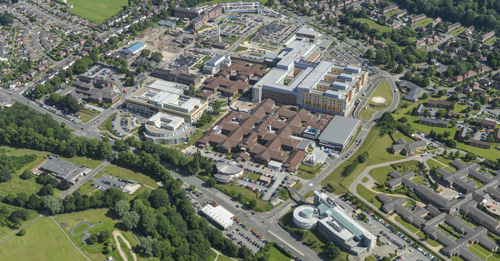 North Staffs aerial view